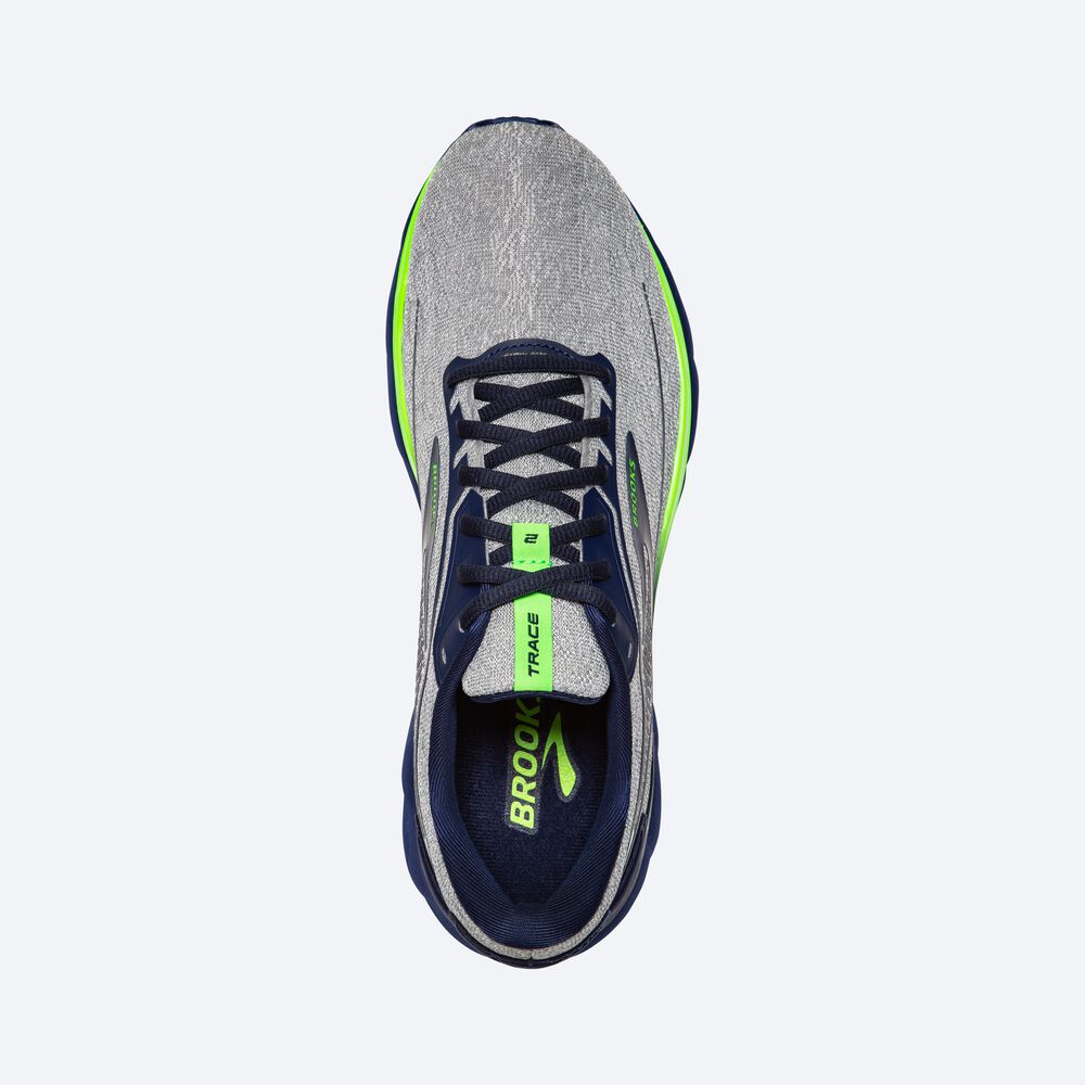 Zapatillas Running Brooks Trace 2 Hombre Gris/Azules/Verde | GXL376849