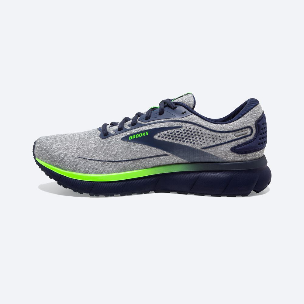 Zapatillas Running Brooks Trace 2 Hombre Gris/Azules/Verde | GXL376849