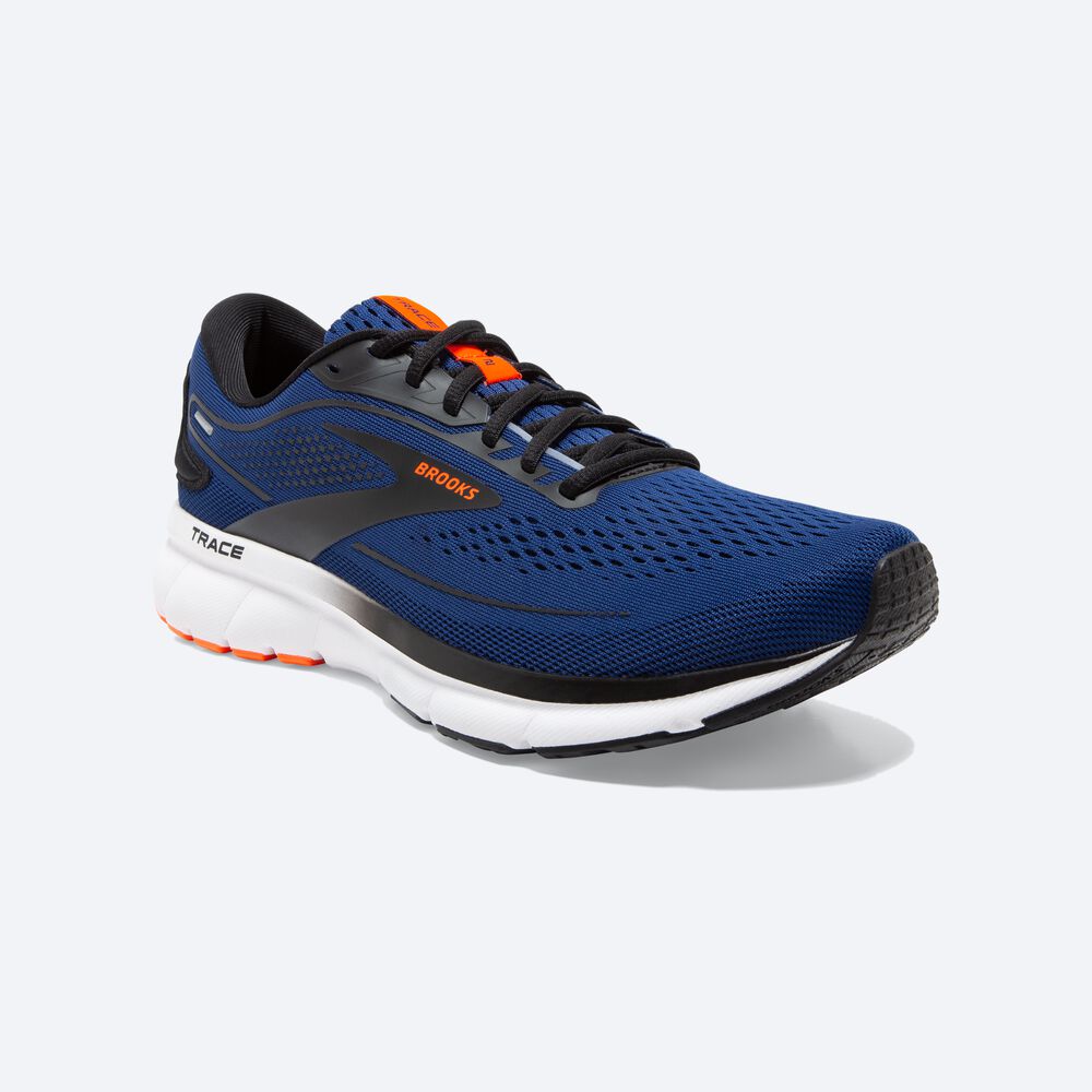 Zapatillas Running Brooks Trace 2 Hombre Azules/Negras/Blancas | IDM538164