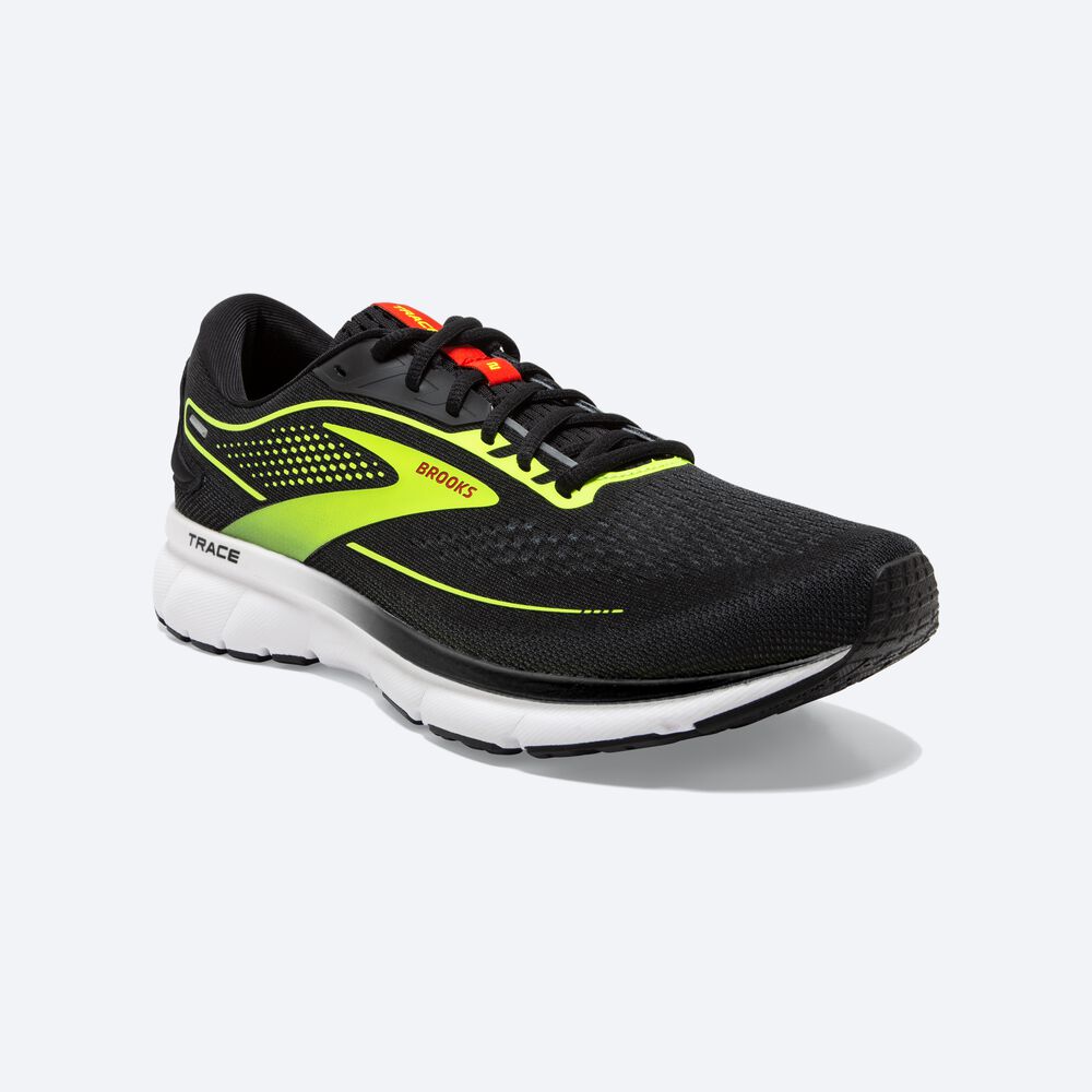 Zapatillas Running Brooks Trace 2 Hombre Negras/Gris | RSJ275403