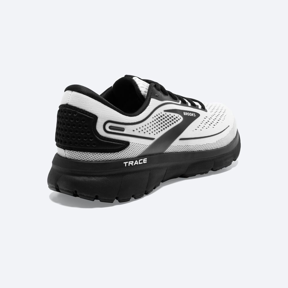 Zapatillas Running Brooks Trace 2 Hombre Blancas/Negras | RUG846729