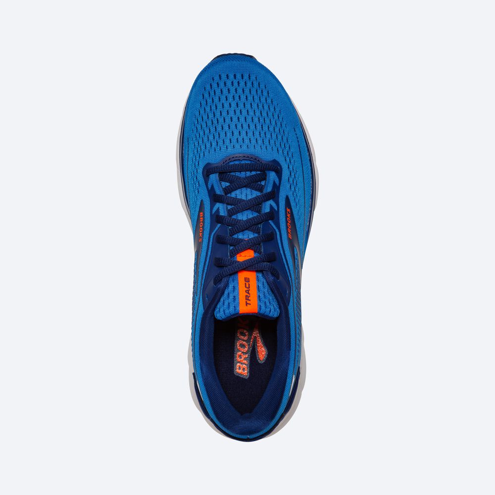 Zapatillas Running Brooks Trace 2 Hombre Azules/Azules/Naranjas | TLH371290