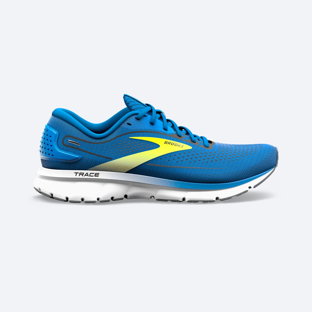 Zapatillas Running Brooks Trace 2 Hombre Azules/Blancas | VHA478139