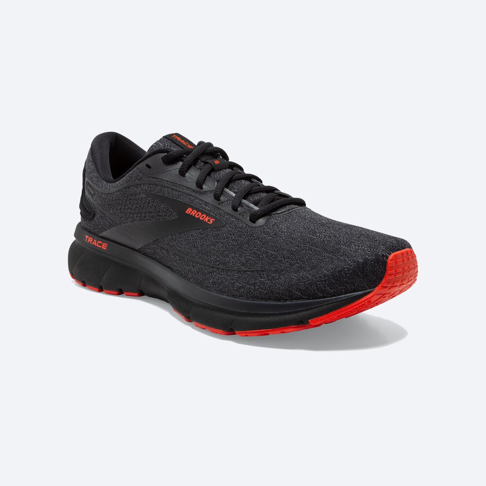 Zapatillas Running Brooks Trace 2 Hombre Negras/Rosas | VOA031897