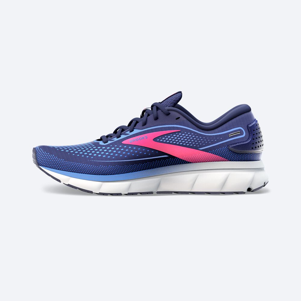 Zapatillas Running Brooks Trace 2 Mujer Azul Marino/Azules/Rosas | OKD419057