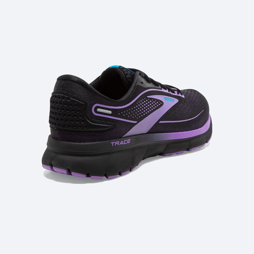 Zapatillas Running Brooks Trace 2 Mujer Negras/Flores | OSX845017