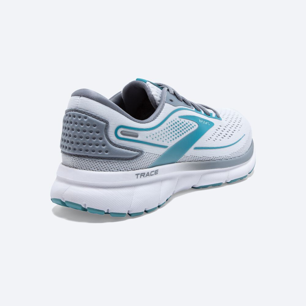 Zapatillas Running Brooks Trace 2 Mujer Blancas/Gris | TDR381956