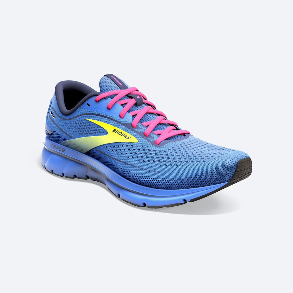 Zapatillas Running Brooks Trace 2 Mujer Azules/Rosas | TSL687502