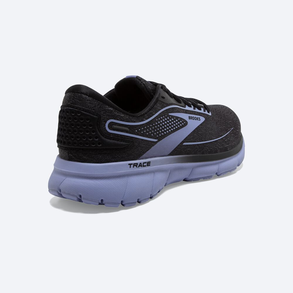 Zapatillas Running Brooks Trace 2 Mujer Negras/Moradas | VIK526401