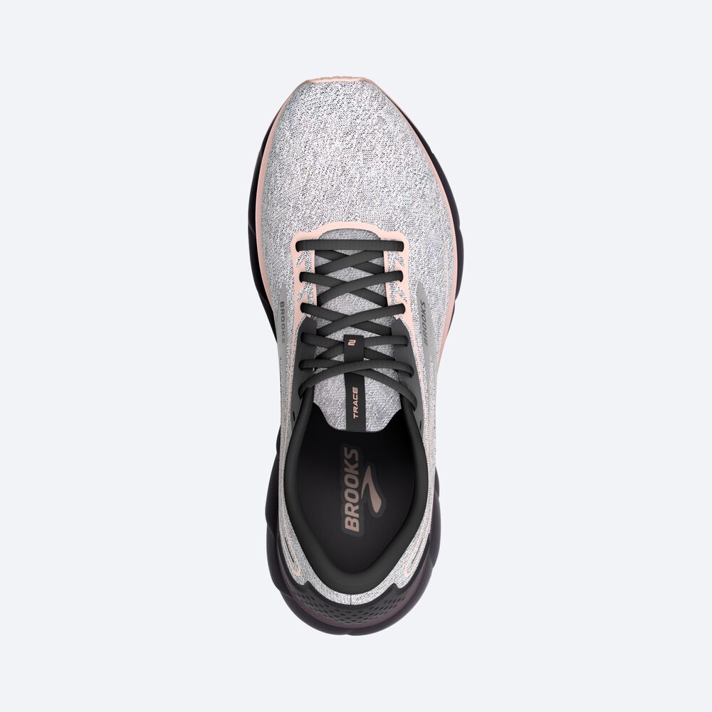 Zapatillas Running Brooks Trace 2 Mujer Gris/Negras | XUP680275