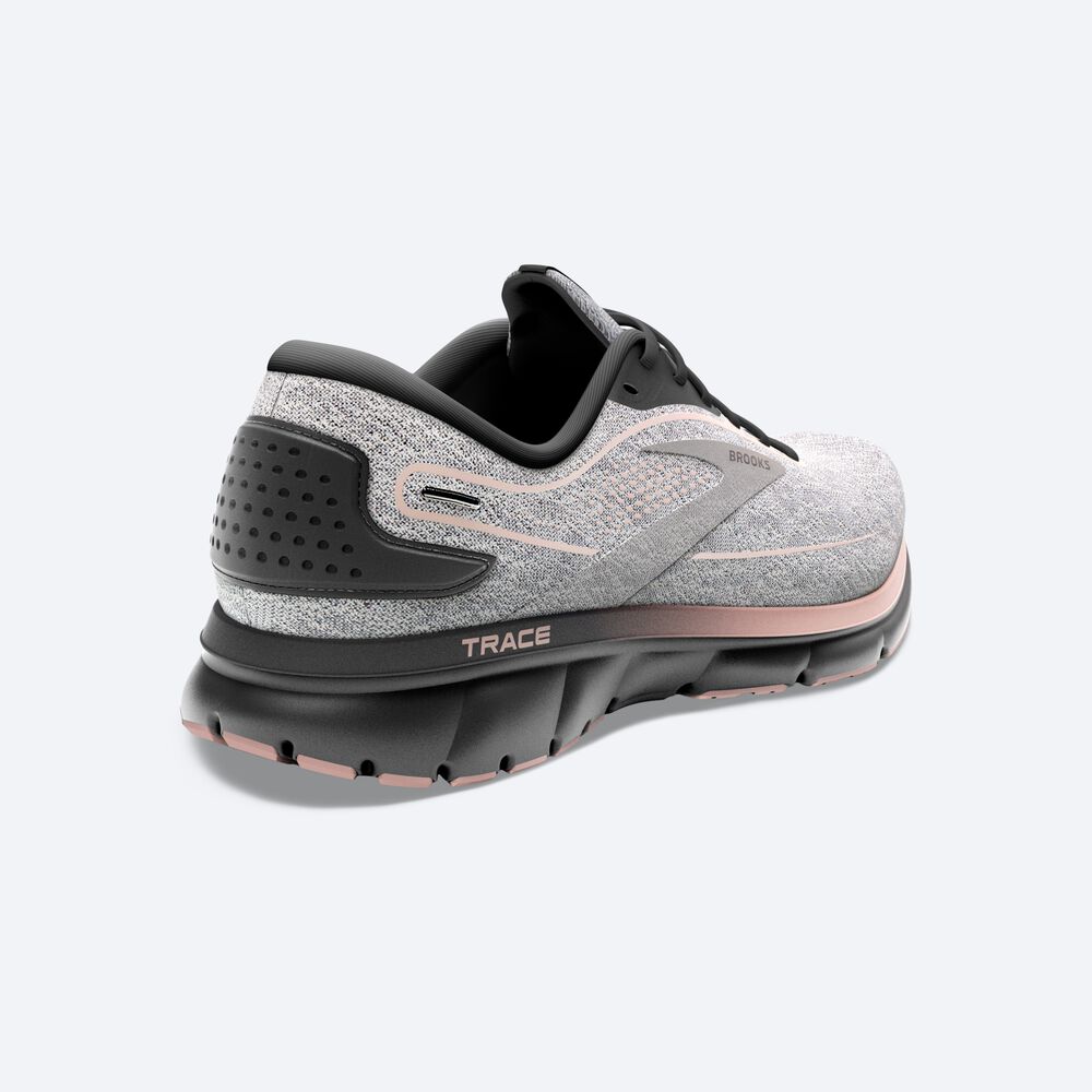 Zapatillas Running Brooks Trace 2 Mujer Gris/Negras | XUP680275