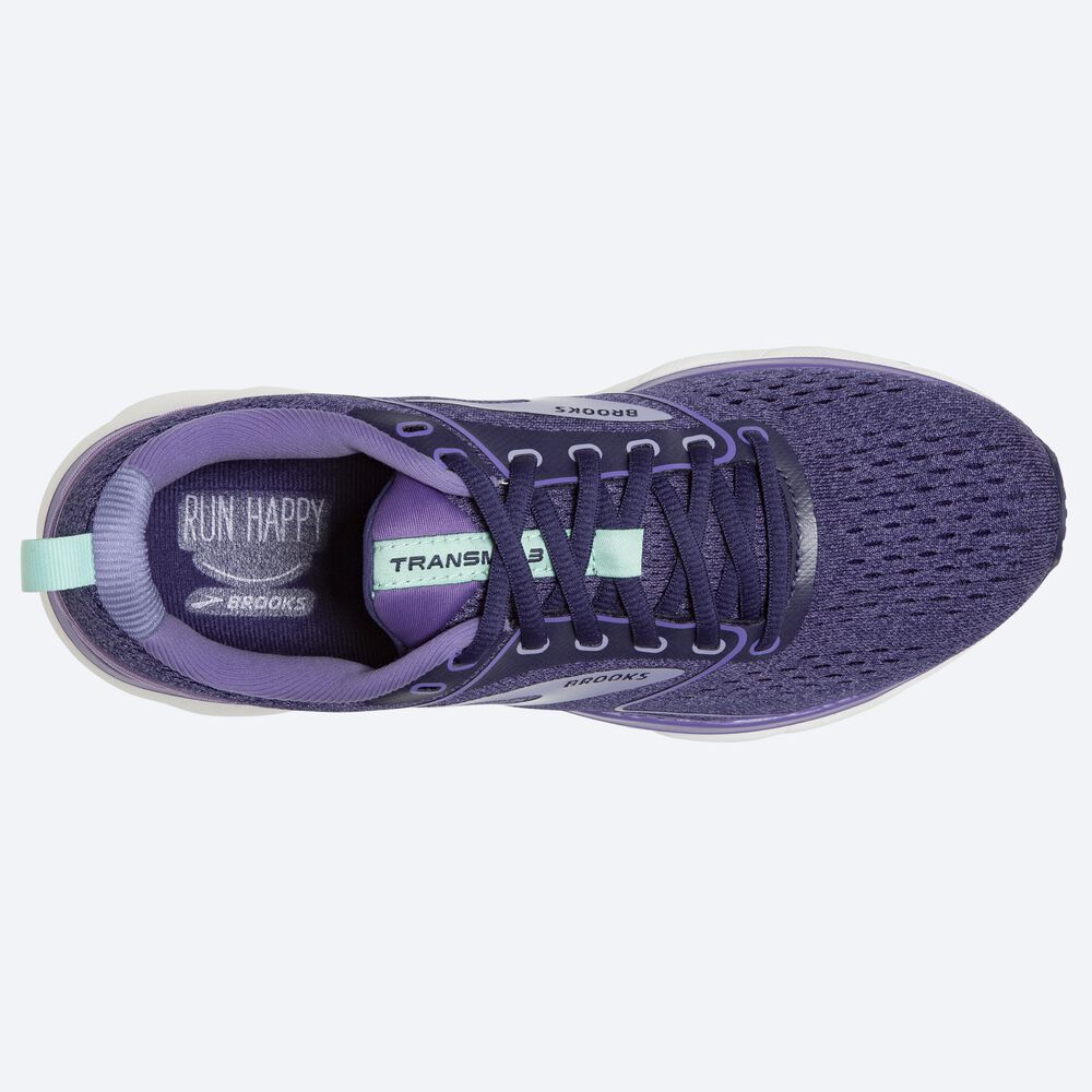 Zapatillas Running Brooks Transmit 3 Mujer Azules | KRE214786