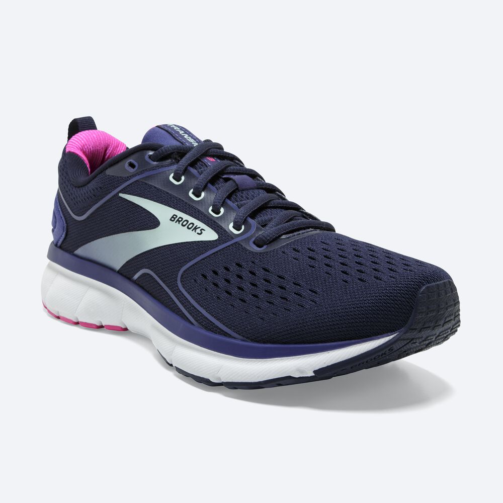 Zapatillas Running Brooks Transmit 3 Mujer Azul Marino Azules | ZRG856017