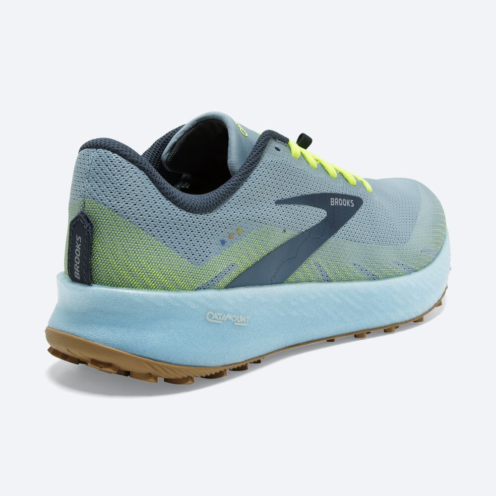 Zapatillas Trail Brooks Catamount Mujer Azules | NBR047561