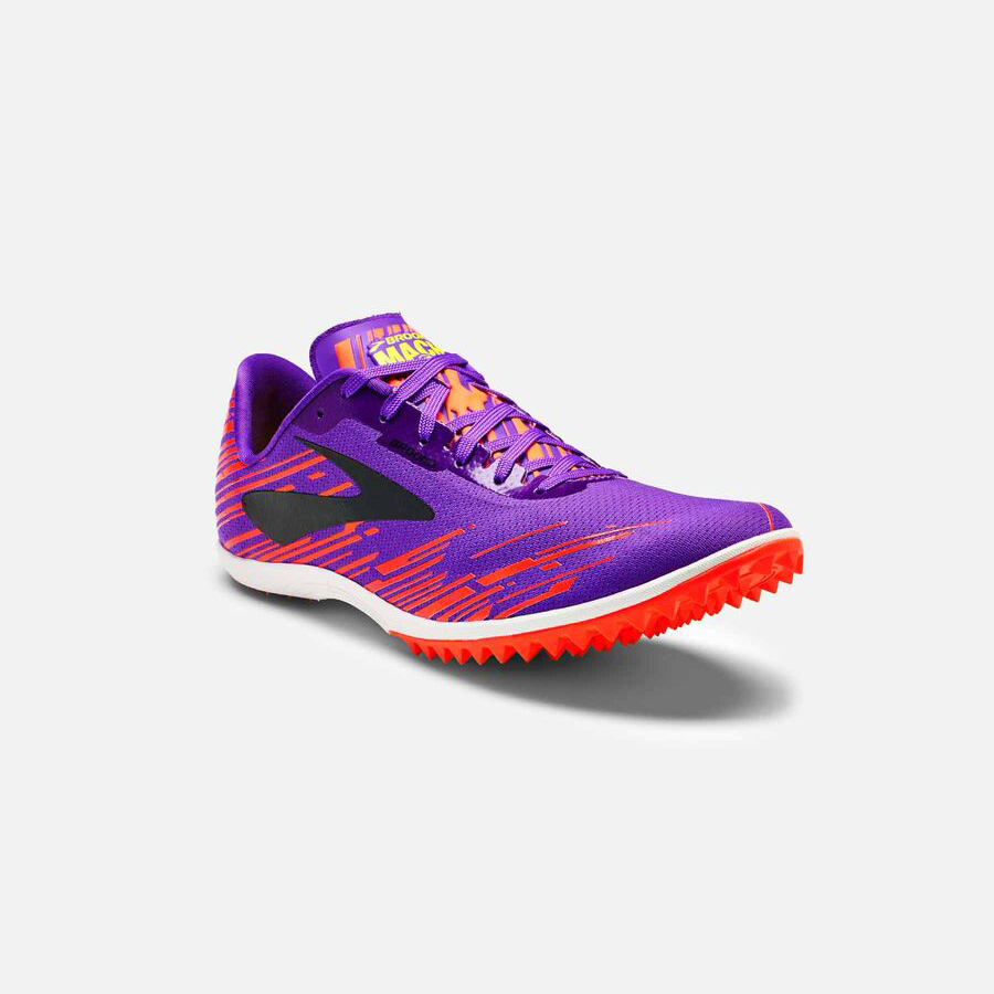 Zapatillas de Clavos Brooks Mach 18 Spikeless Mujer Rosas/Moradas | PUW812049