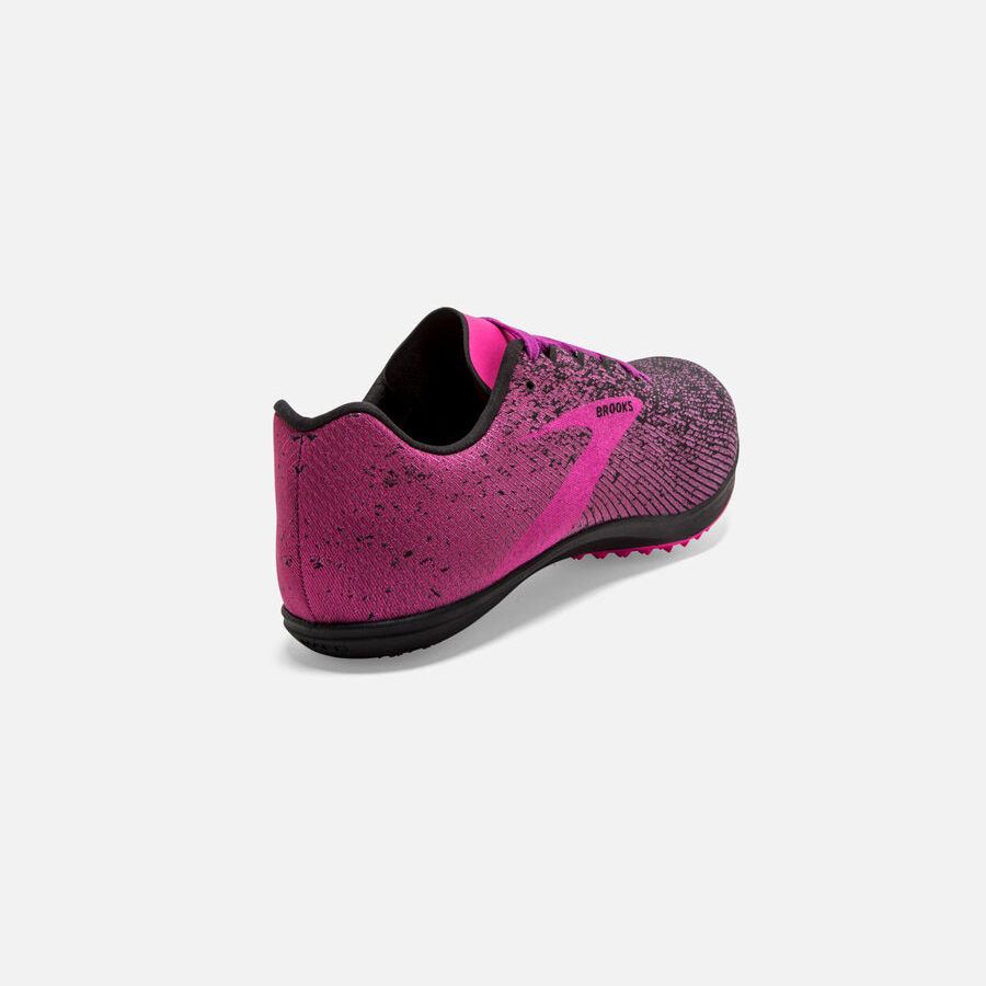 Zapatillas de Clavos Brooks Mach 19 Spikeless Mujer Gris/Negras | GRQ560418