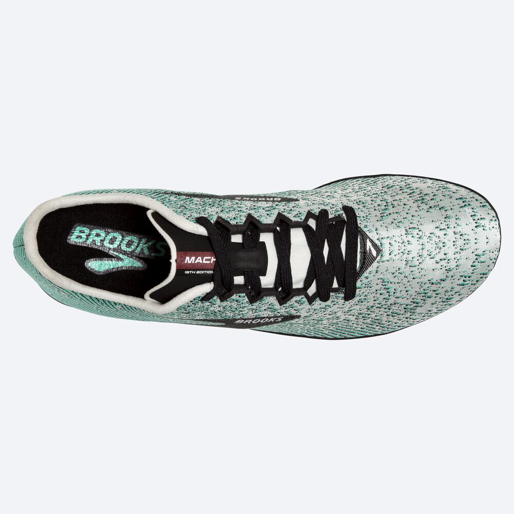 Zapatillas de Clavos Brooks Mach 19 Spikeless Mujer Gris/Negras | OZC570819