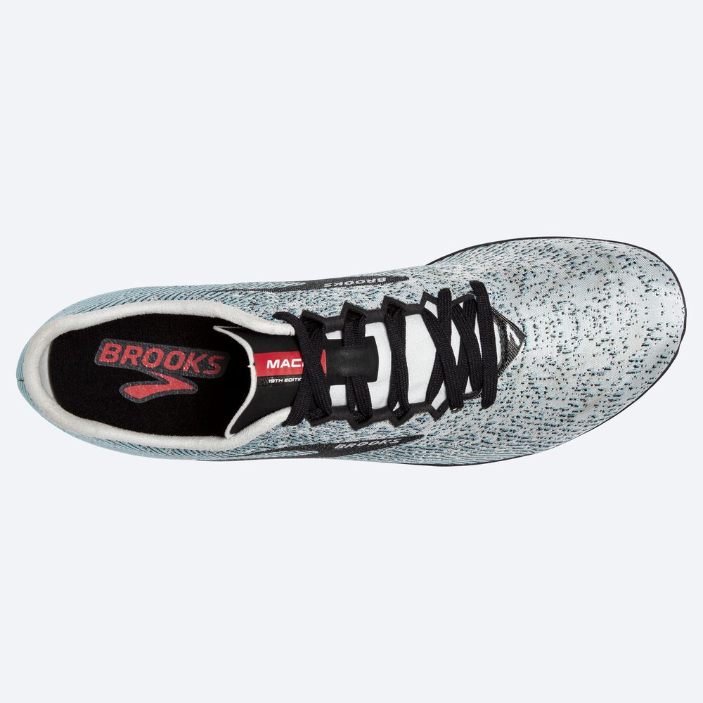 Zapatillas de Clavos Brooks Mach 19 Spikeless Hombre Gris/Negras | YJI714065